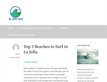 Tablet Screenshot of lajollasurf.org